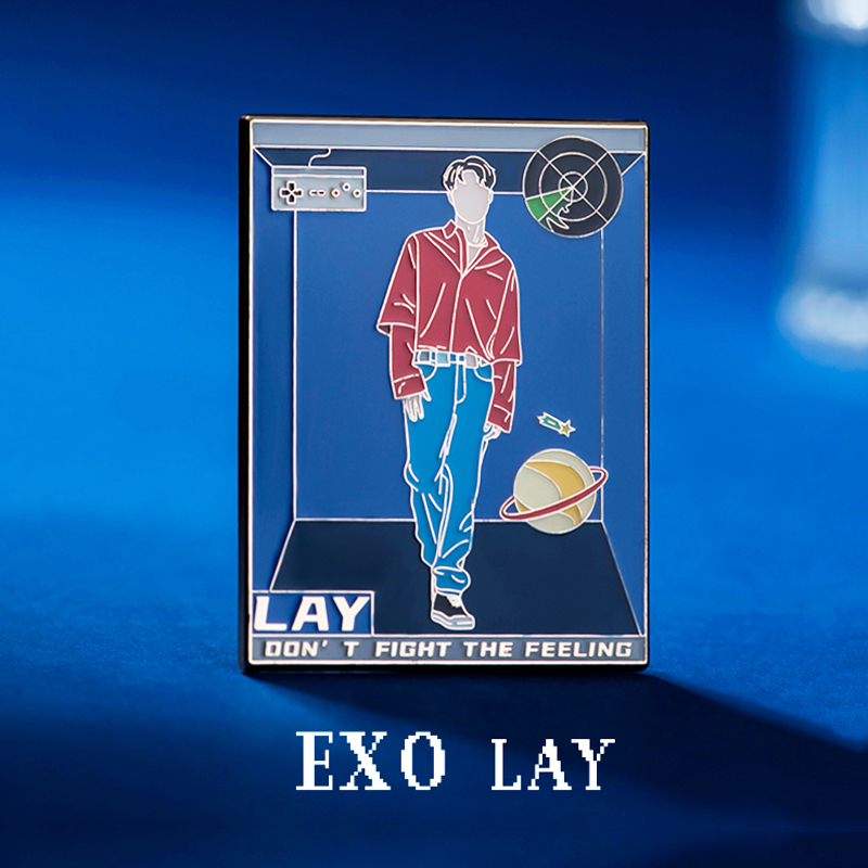 张艺兴街舞夜光徽章礼物潮玩