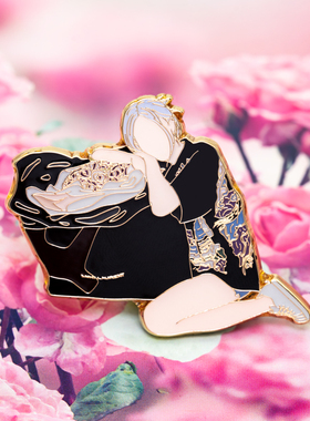 BLACKPINK朴彩英周边ROSE澳洲玫瑰公主金属徽章同款痛包饰品礼物