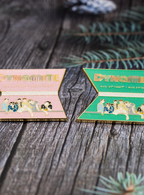 防弹少年团周边应援金属徽章胸针同款包卡通挂件专辑BTS小卡礼物