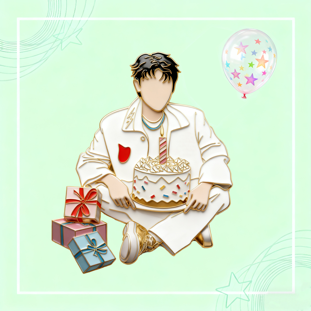 周深周边生日快乐金属徽章包挂件小卡立牌圣诞节闺蜜礼物应援同款