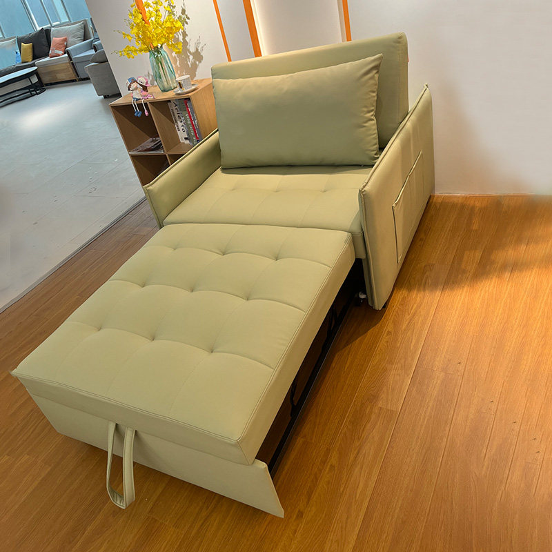 一米宽的阳台折叠单人沙发床两用网红家用2025新款猫爪皮书房沙发