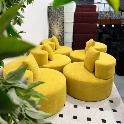 压缩沙发 Compression sofa卷包盒子圆形卧室客厅单人圆凳小沙发