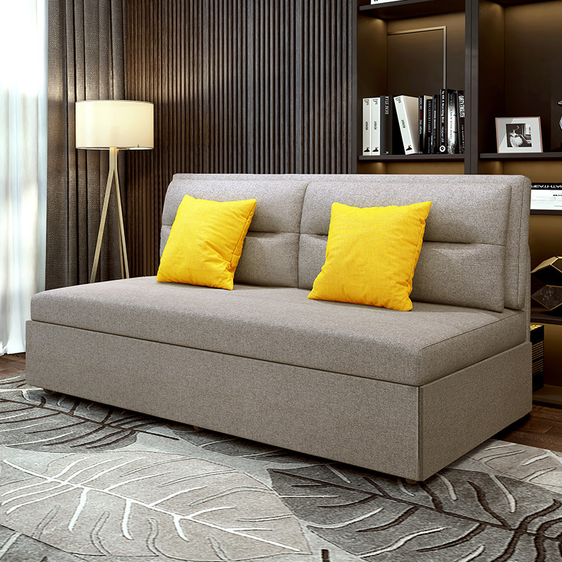 沙发床抽拉式无扶手折叠两用出租屋小户型多功能带储物阳台伸缩床