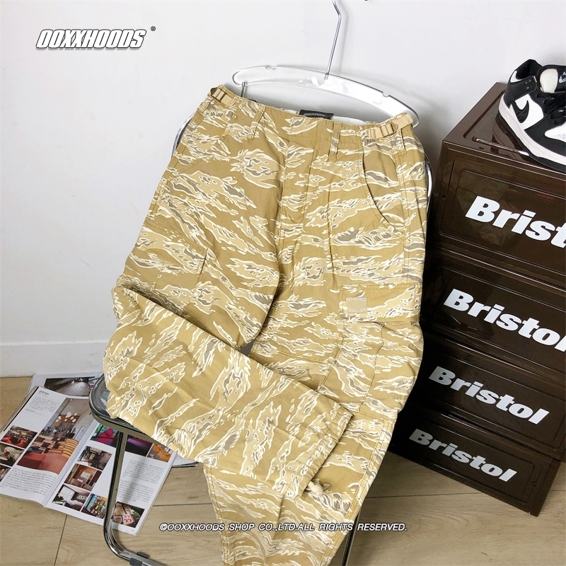 迷彩军事硬朗帅气复古宽松工装