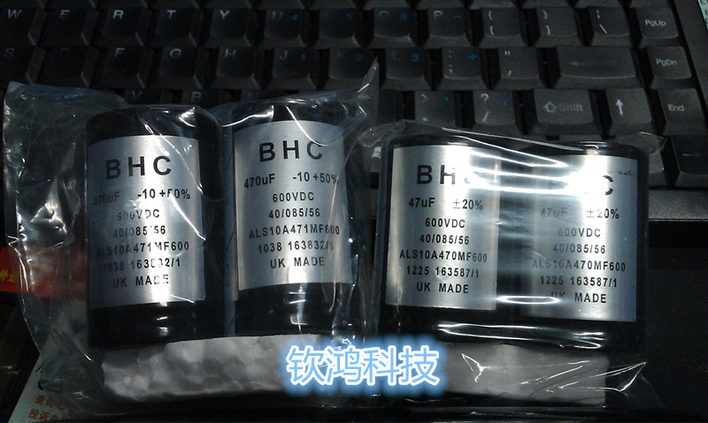 英国BHC 牛角硬脚电解电容ALS10A471MF600 600V470UF 600VDC