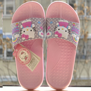 夏季hellokitty儿童拖鞋卡通居家女童凉拖鞋软底防滑拖鞋中大童