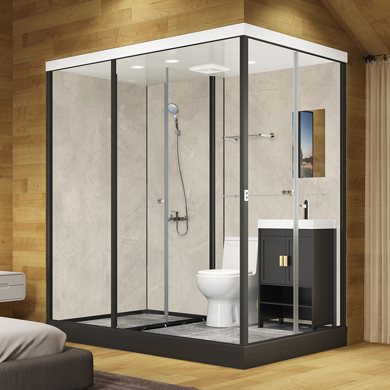 蓝梦简美6610S一体式卫生间