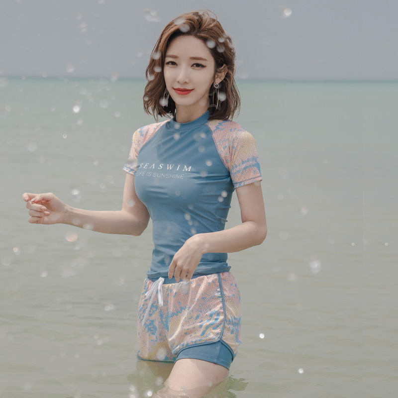 泳衣女2025新款分体遮肚显瘦大码