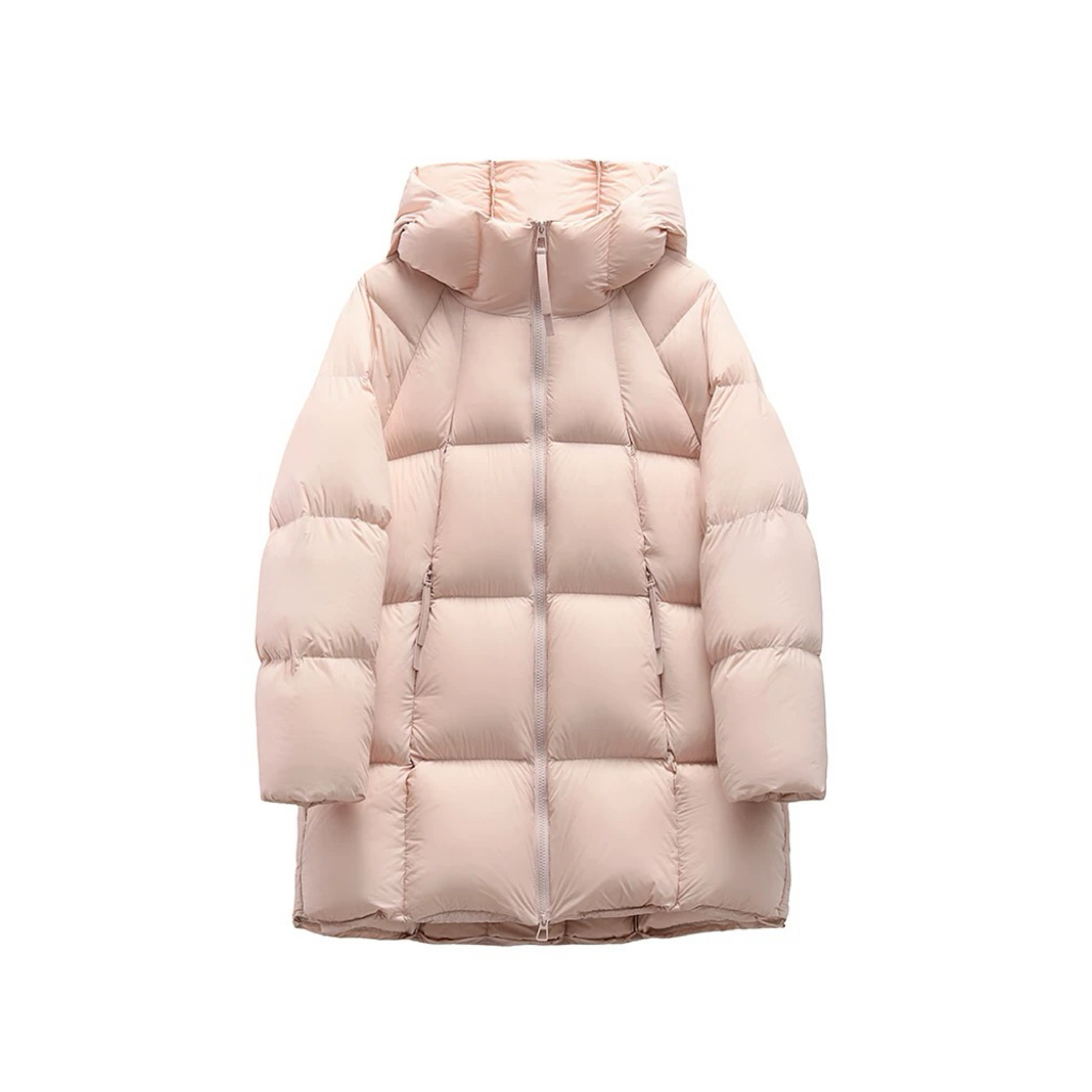 恩佳专享2025新款连帽加厚长款羽绒服