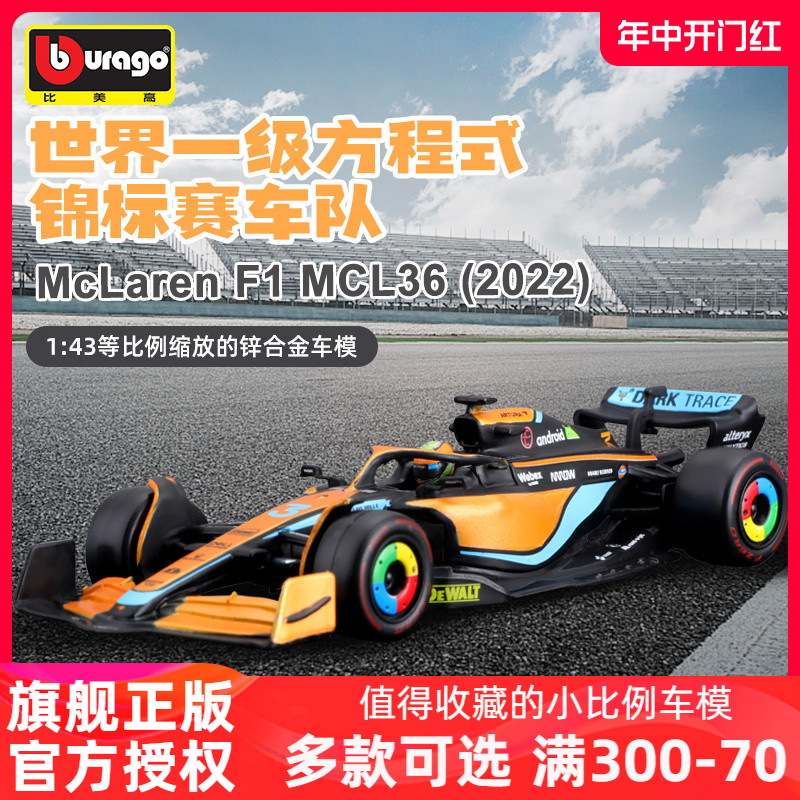 2022迈凯伦F1赛车模型里卡多