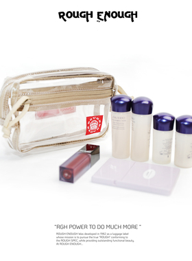 RGH 透明洗漱包可登机防水防尘化妆包便携式无异味大容量出差旅行