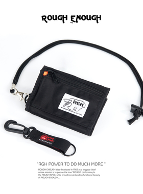 RGH 防盗刷RFID帆布钱包男孩学生多功能折叠钱包超薄卡包钱夹户外