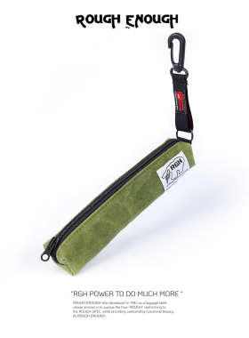 RGH 简约复古笔袋防水铅笔袋学生ins文具袋收纳包女士高颜值复古