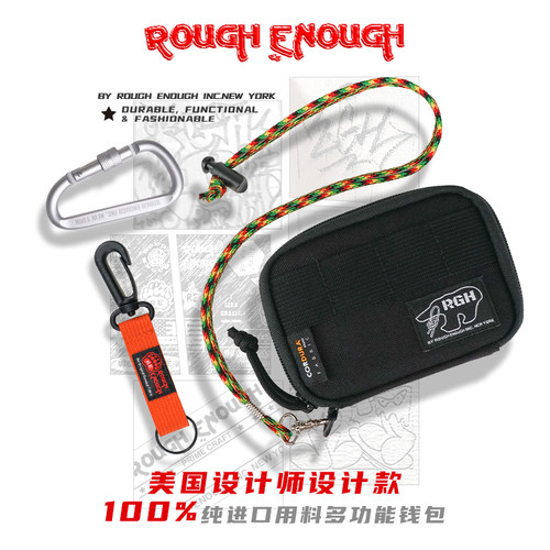 RGH帆布证件钱包户外二合一卡包