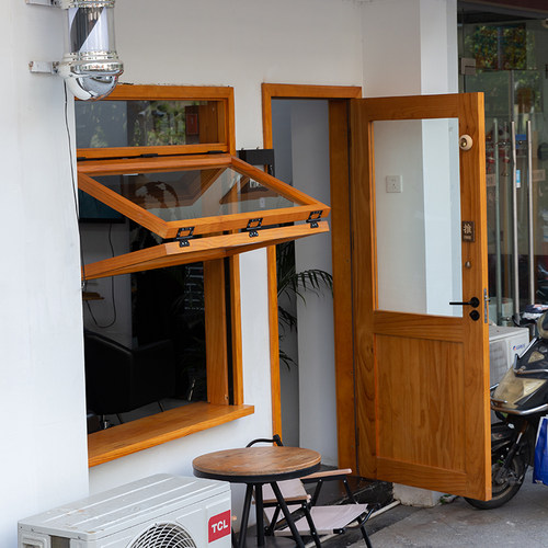 米漫实木定制上下折叠窗