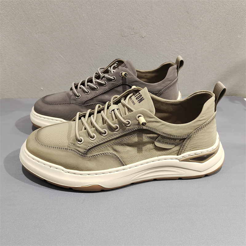 透气布鞋猪皮英伦舒适男鞋轻便