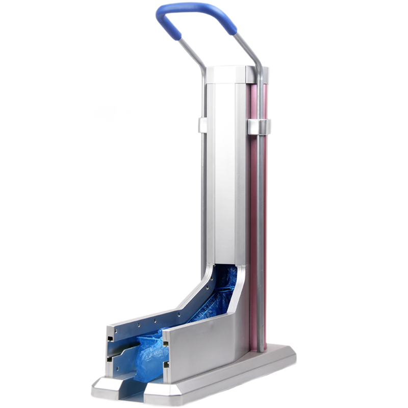 工廠鞋套機(jī)自動家用新款踩腳拖拉式一次性腳套機(jī)車間大容量套鞋器