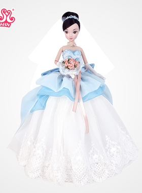 可儿娃娃梦幻佳期有约结婚礼品过家家女孩玩具公主洋娃娃礼盒9103
