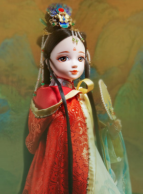 可儿 江山如画99060-紫禁六百年纪念娃娃45cm