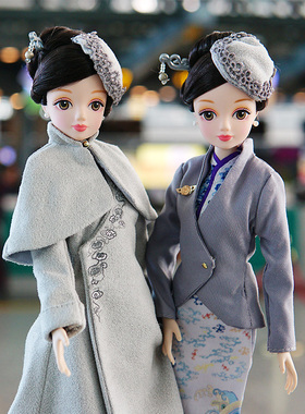 可儿海南航空定制款空姐制服玩具娃娃儿童女孩精品礼物收藏11083