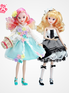 可儿娃娃洛丽塔复古糖果小雀幸14关节洋娃娃女孩玩具礼物1151