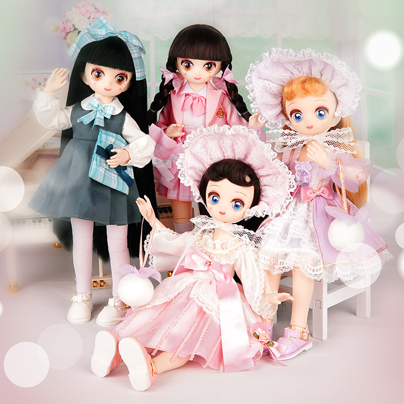 可儿女孩玩具换装娃娃Z世代少女