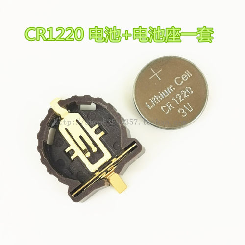 纽扣电池cr1220电池贴片立式