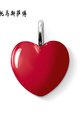 红色爱心吊坠~托马斯萨博欧美情人节礼物小坠子首饰品heart charm