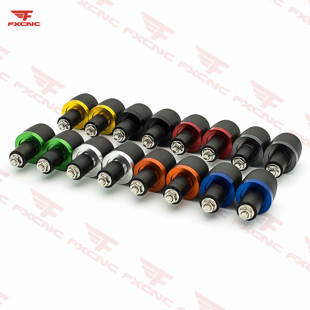 摩托车通用款改装车把塞 铝合金手把堵 防滑龙头把手防摔平衡端子