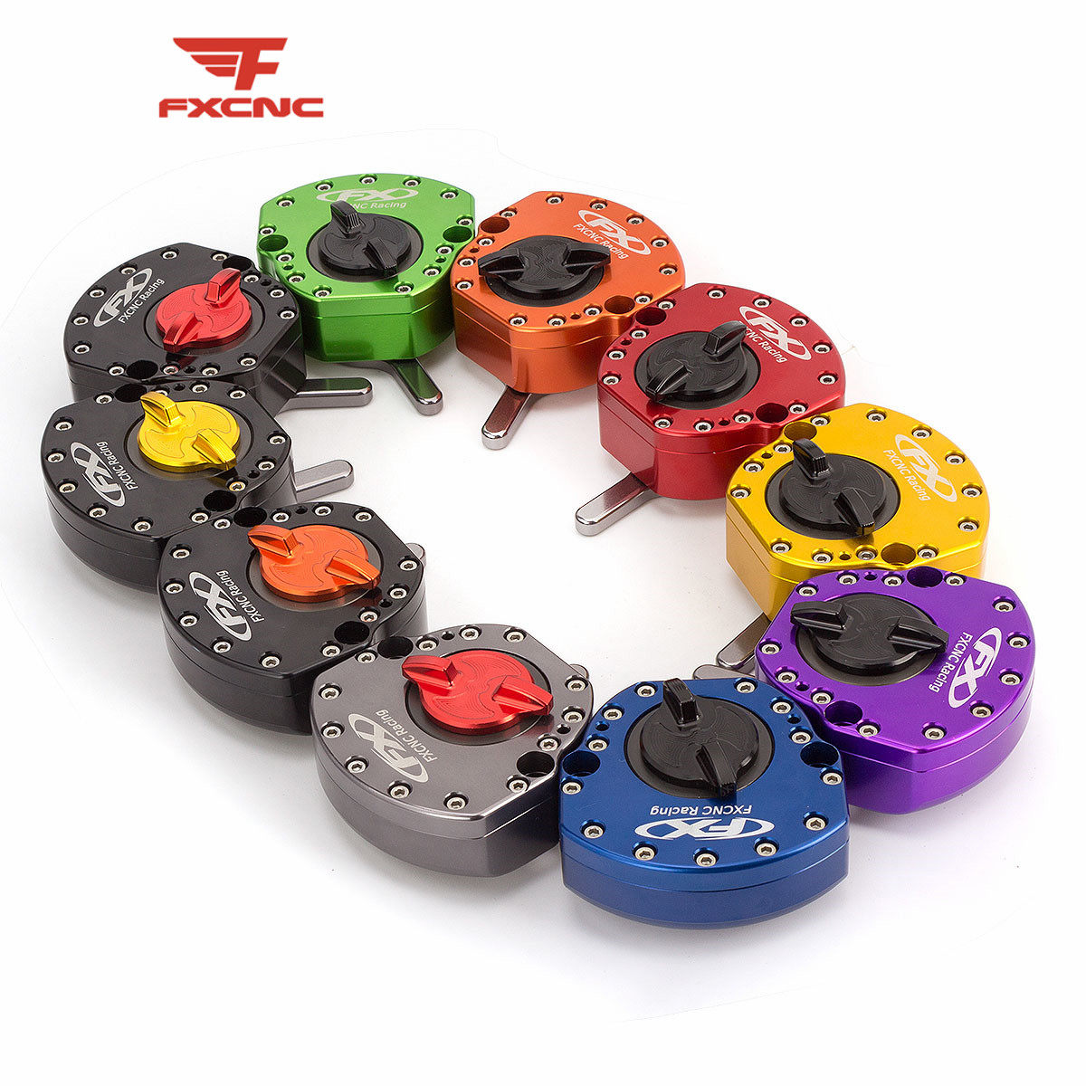 摩托车黄龙600钛尺方向阻尼器缓冲器改装CNC配件通用款减震可调节