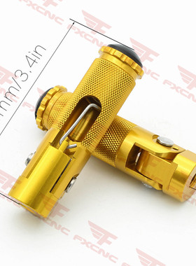 适用本田CBR150 125 250R CBR300RR 改装脚踏脚蹬 折叠小踩杆脚柱