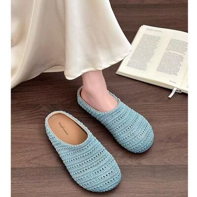 女鞋法式小众晚风凉拖透气