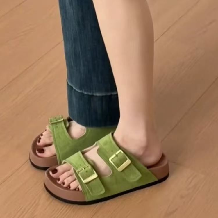 厚底勃肯鞋女2025新款凉拖鞋