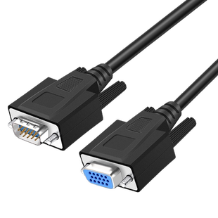 工业级DB15串口线连接线3排15针公对公对母对母HDB15针数据线定制