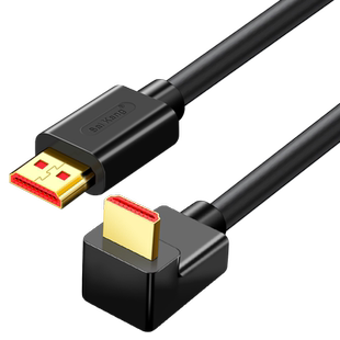 hdmi线弯头90度直角高清视频线4K投影仪工程电视机顶盒电脑连接线