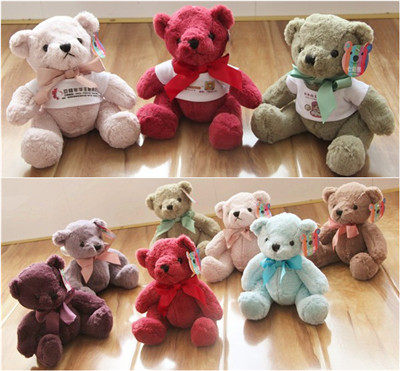 公仔带吸盘印字礼品婚庆毛绒玩具