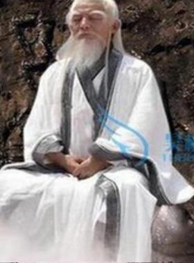 白色古装姜子牙月老服装汉服太白金星神仙服月老表演服仙翁表演服