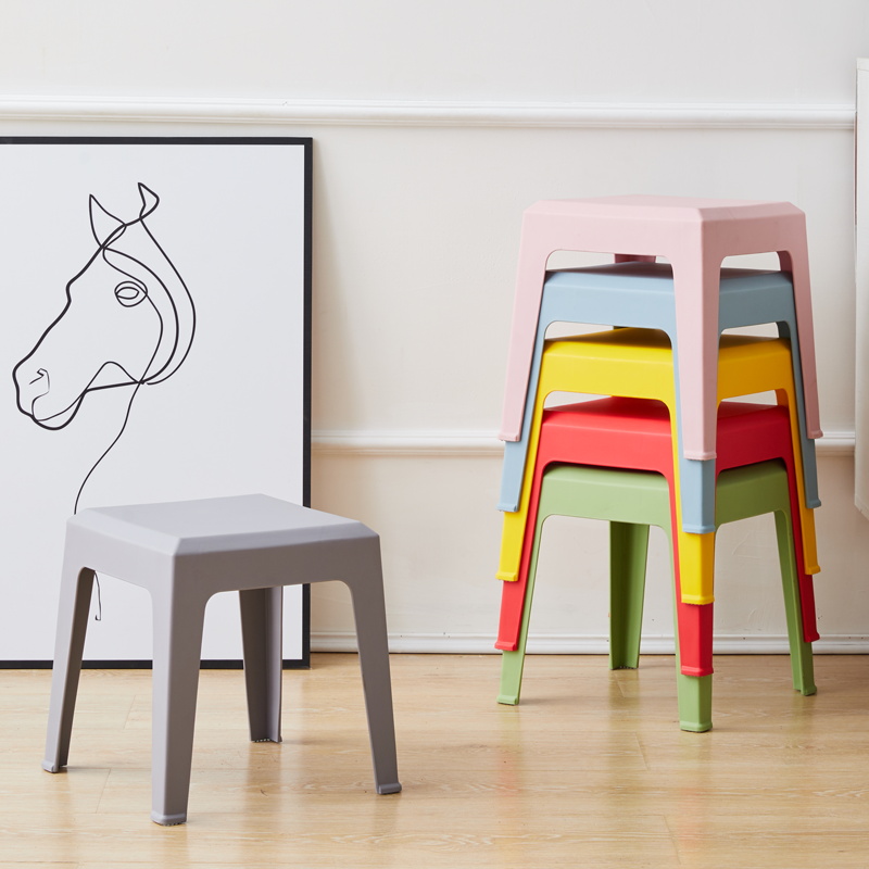 塑料可叠放防滑浴室踩脚小板凳