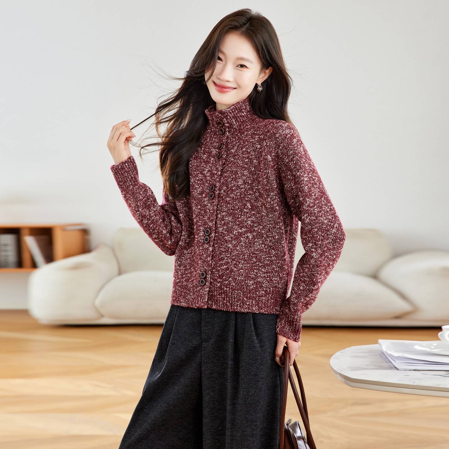 毛衣外套女款秋冬季2025新款今年流行爆款软糯超好看外搭针织开衫