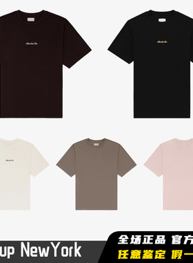 正品 Aime Leon Dore SS25 Embroidered Tee 刺绣简约logo短袖T恤