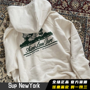  Aime Leon Dore Unisphere Hoodie 经典皇后区logo 帽衫