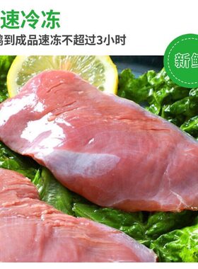 冷冻去皮鸭胸肉可代替猪肉烤串生鲜新鲜纯瘦肉烧烤鸭肉鸭脯肉5斤