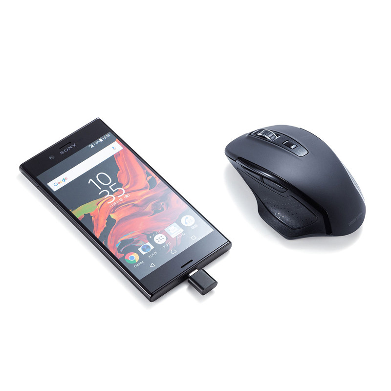 일본 SANWA 자동 무선 마우스 유형 C IPAD 휴대 전화 듀얼 모드 USB 컴퓨터 마우스에 적합