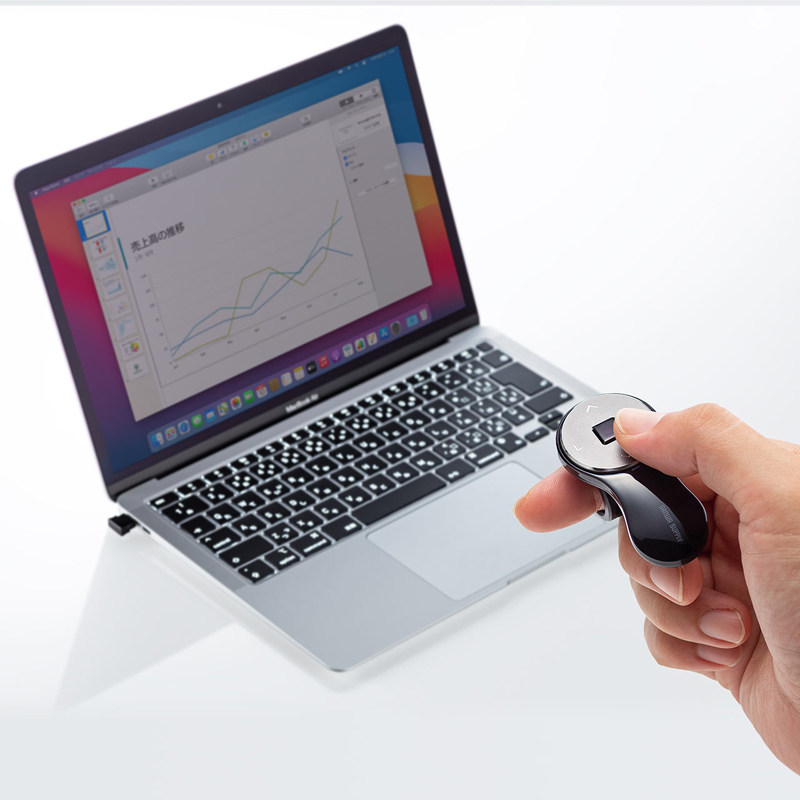 일본 SANWA 인공 공기 무선 BLUETOOTH 마우스 노트북 데스크탑 컴퓨터 충전 손가락 마우스