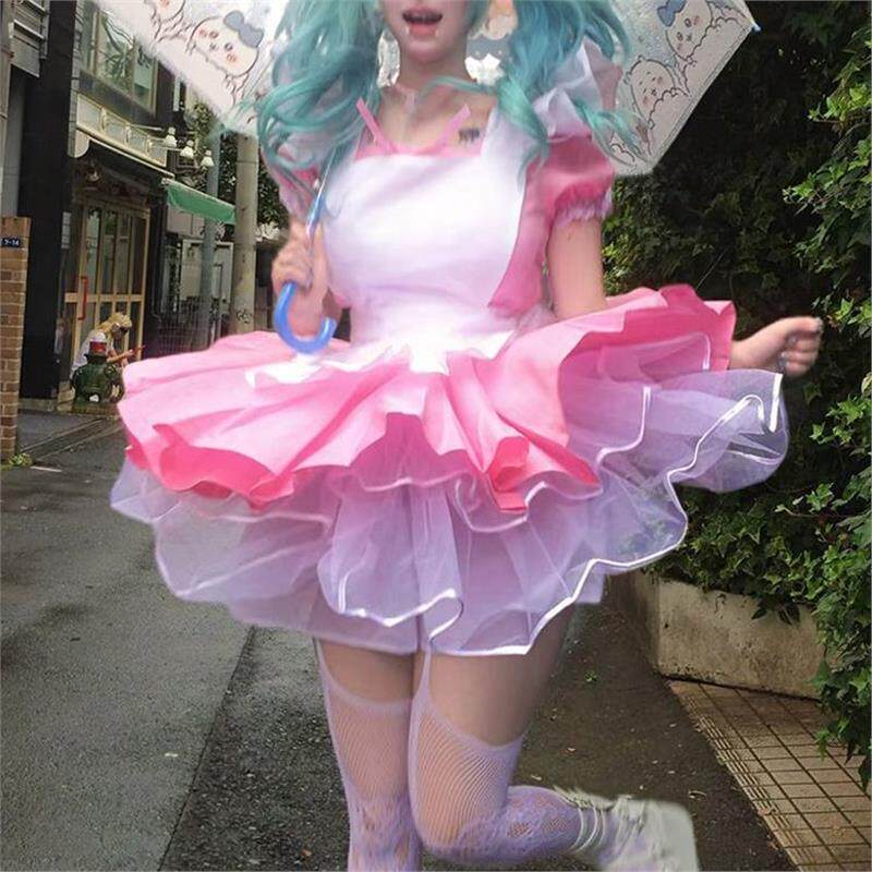 天使女仆-日系软妹可爱连衣裙女佣围裙动漫二次元COS服洛丽塔套装