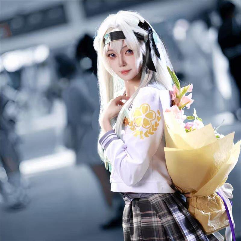 崩坏星穹铁道流萤cos服春日手信新皮服水手服日系JK制服短裙套装