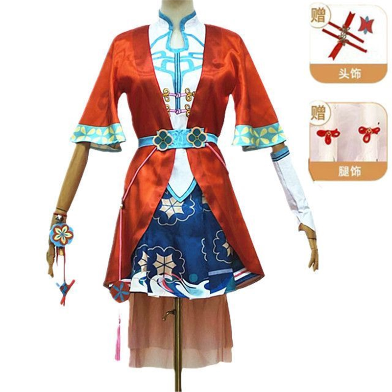 王者荣耀西施cos服装皮肤玲珑珍味cosplay女装动漫游戏c服假发
