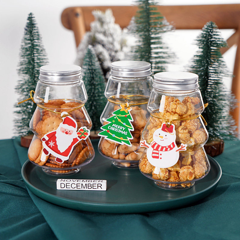 零食饼干奶茶食品瓶子密封罐透明