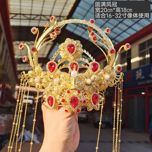 黑妈妈泰山奶奶王母娘娘神明佛像帽神像三凤帽冠头饰凤冠观音帽子