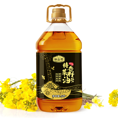 福益德特香菜籽油5L装家用食用油